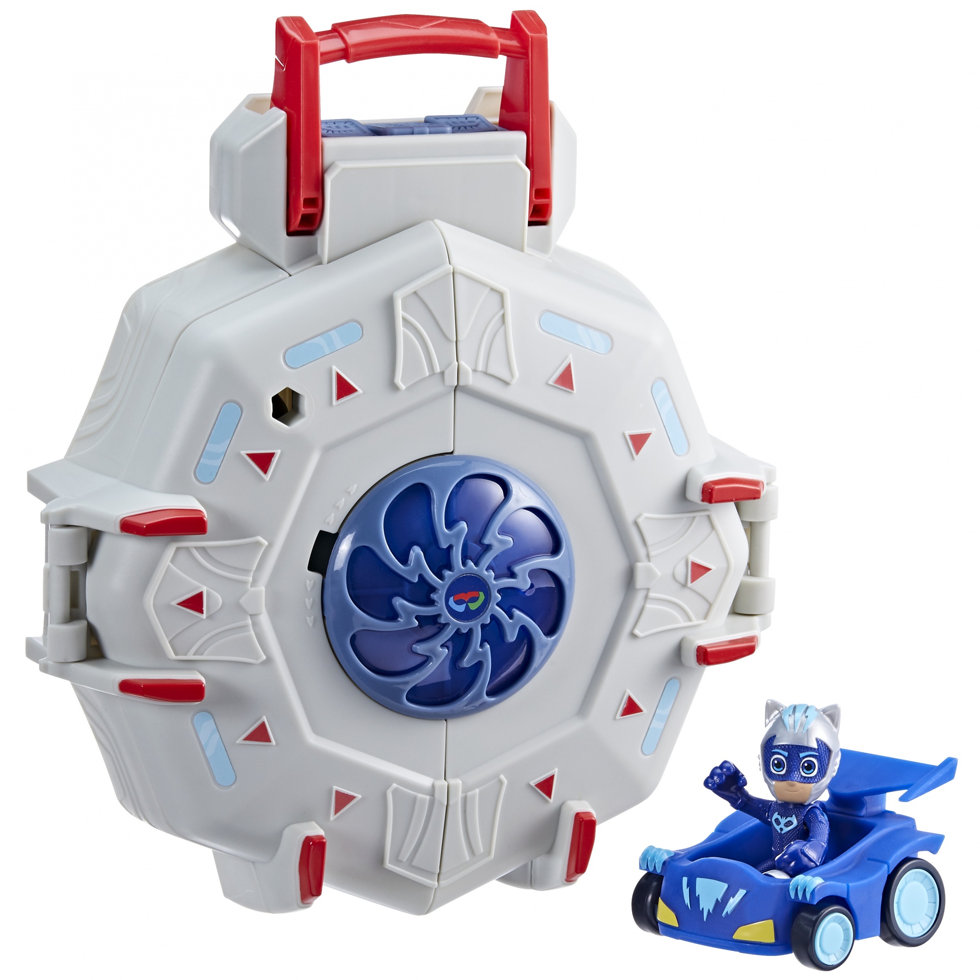 Voir la diapositive 4 : HASBRO Figurines Pyjamasques - QG Pyj'orbital