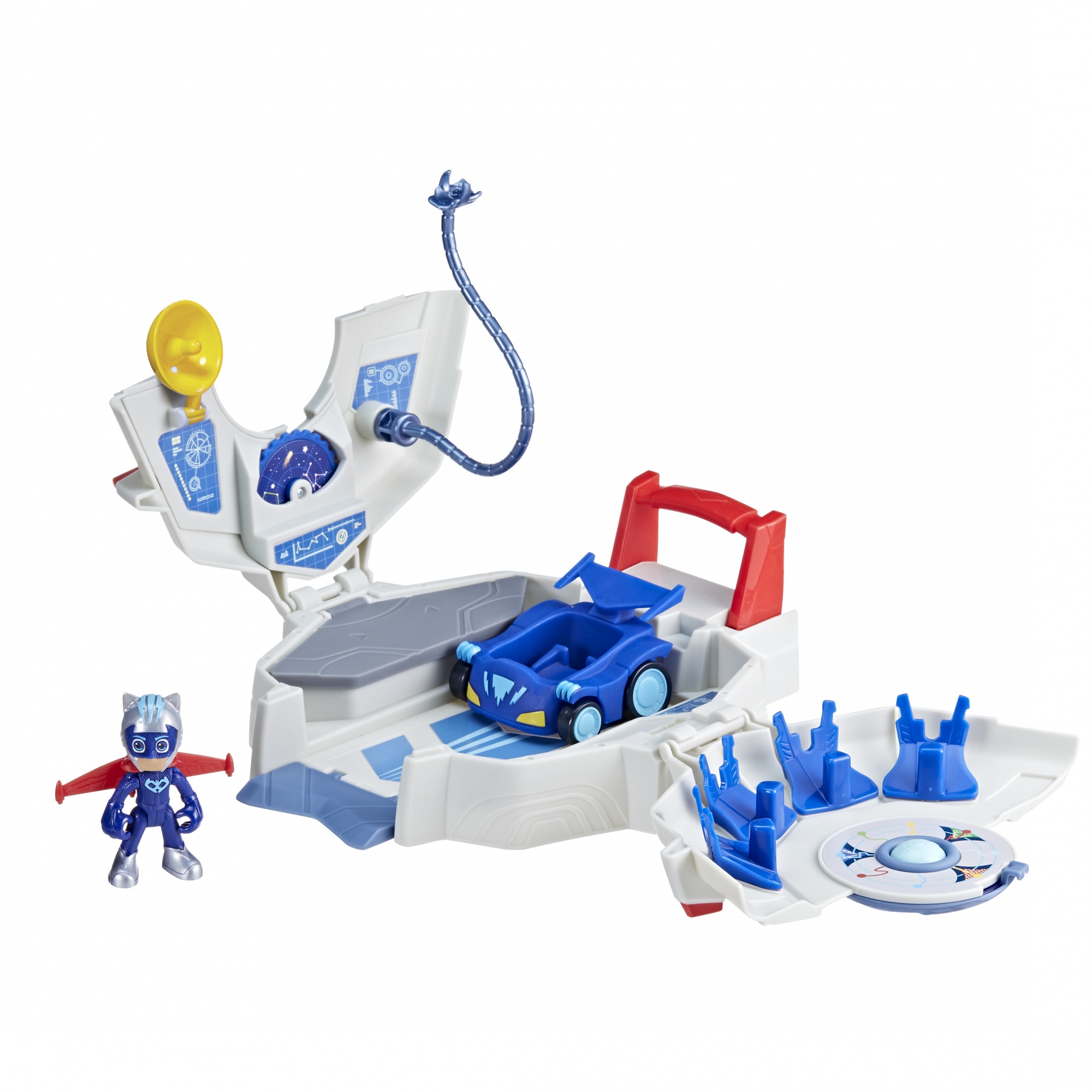Voir la diapositive 5 : HASBRO Figurines Pyjamasques - QG Pyj'orbital