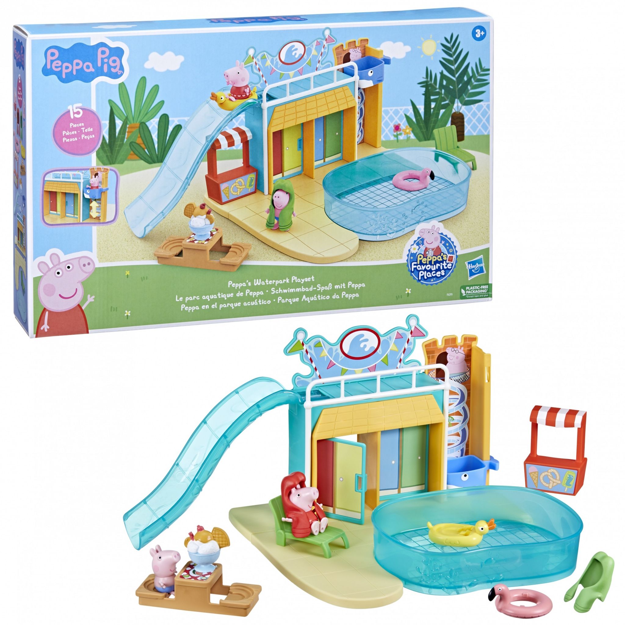 Voir la diapositive 3 : HASBRO Coffret Peppa Parc Aquatique