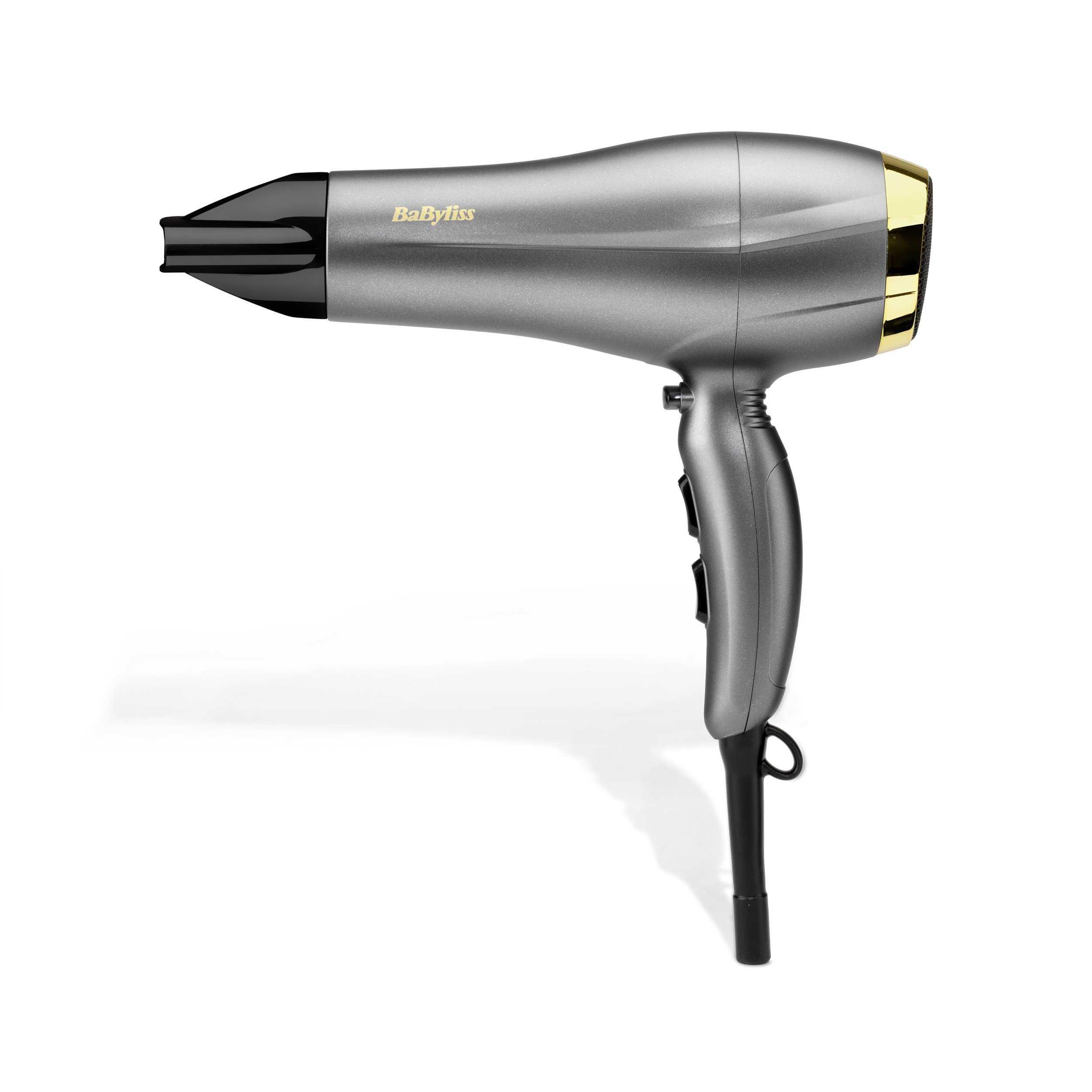 Voir la diapositive 2 : BABYLISS Sèche cheveux avec diffuseur 5513TE - Gris