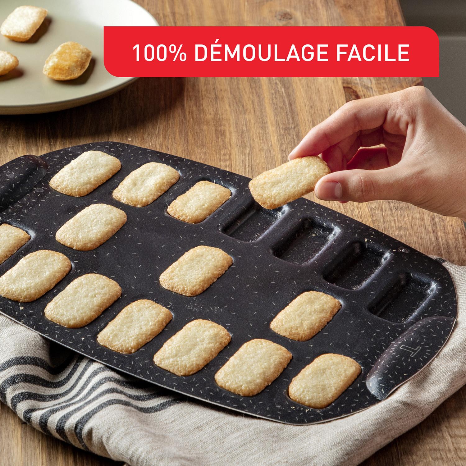Voir la diapositive 3 : TEFAL Moule à financier Perfectbake mini financiers