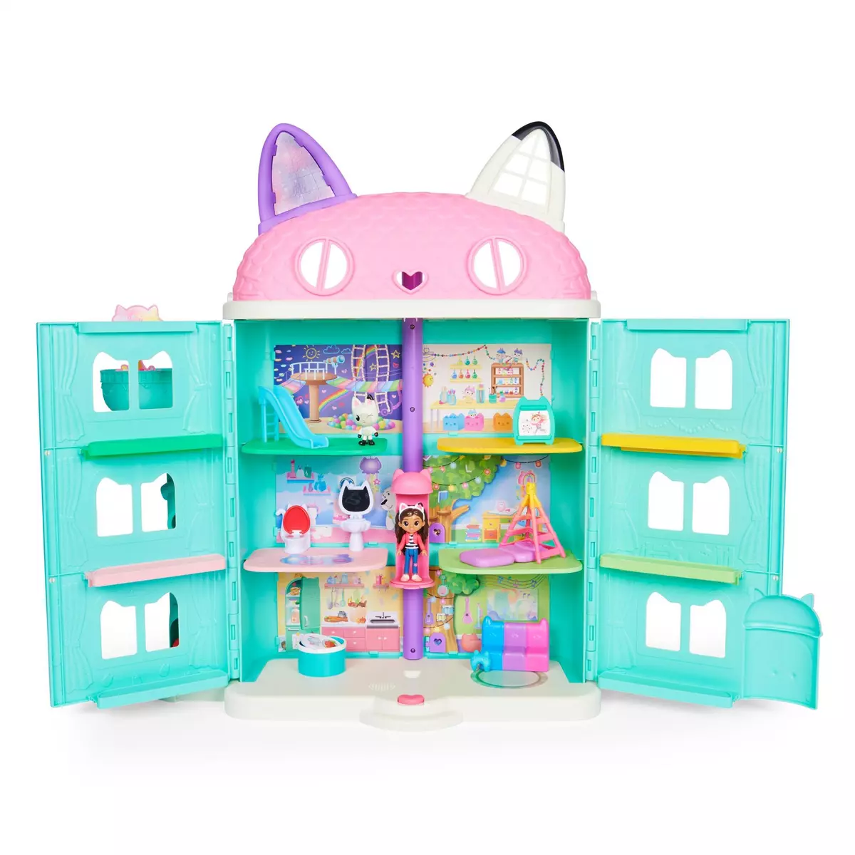 Gabby's Dollhouse - GABBY ET LA MAISON MAGIQUE - Maison De Poupée  Interactive Avec 2