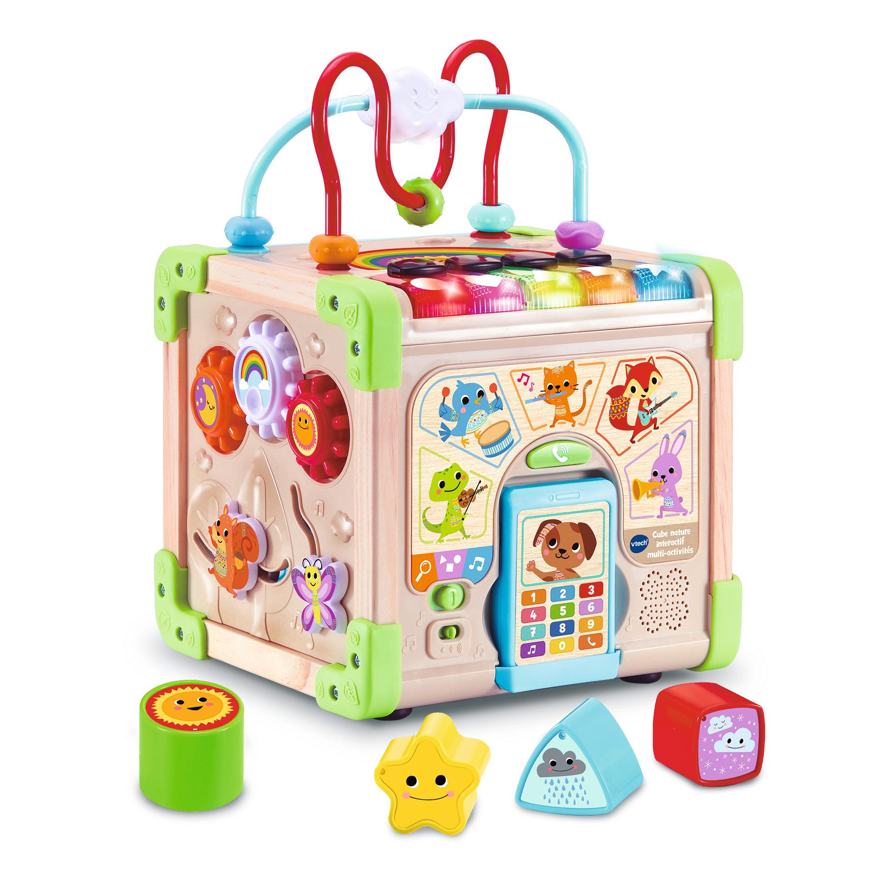 Voir la diapositive 2 : VTECH Cube Nature Interactif Multi Activités
