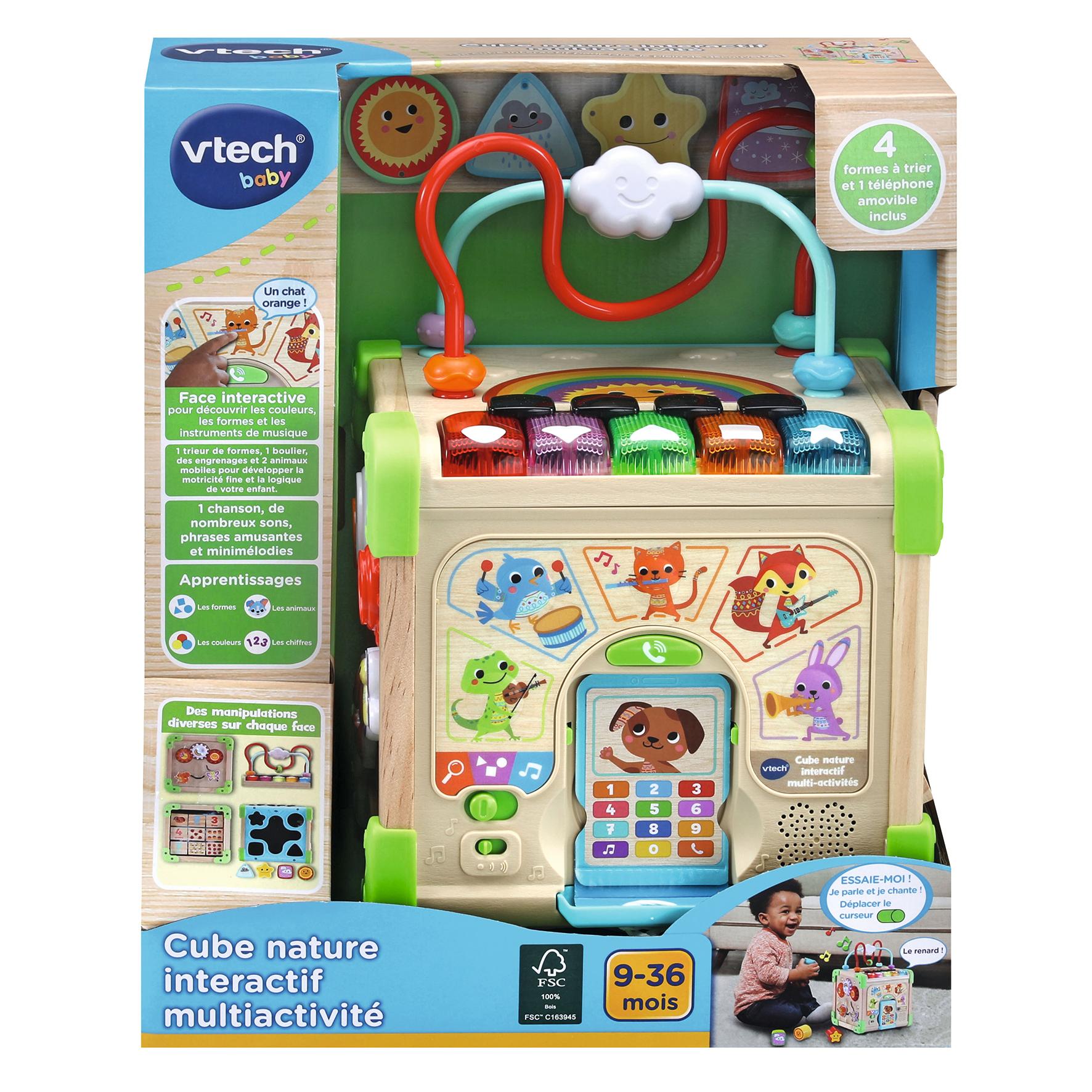 Voir la diapositive 6 : VTECH Cube Nature Interactif Multi Activités