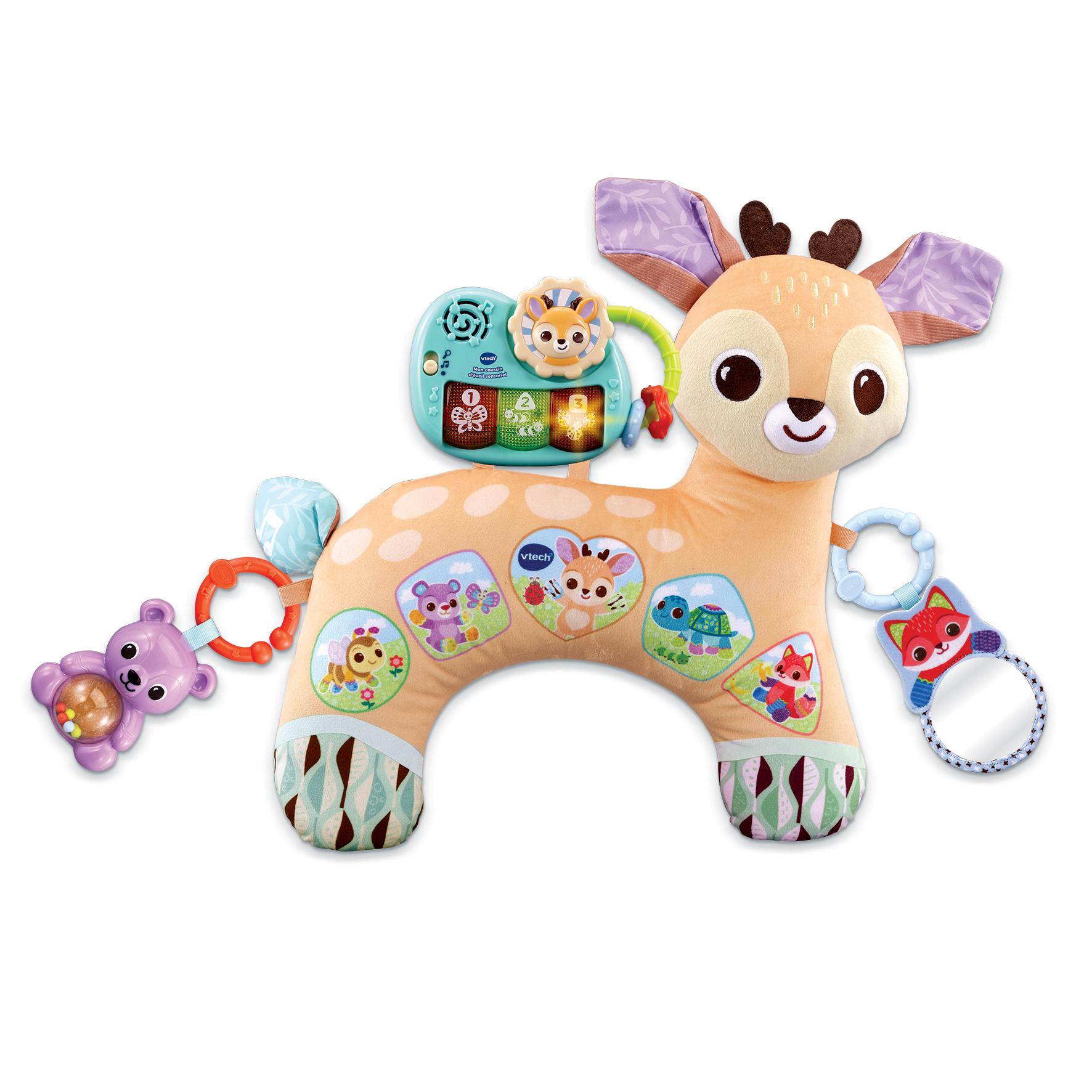 Voir la diapositive 2 : VTECH Mon Coussin D'éveil Sensoriel