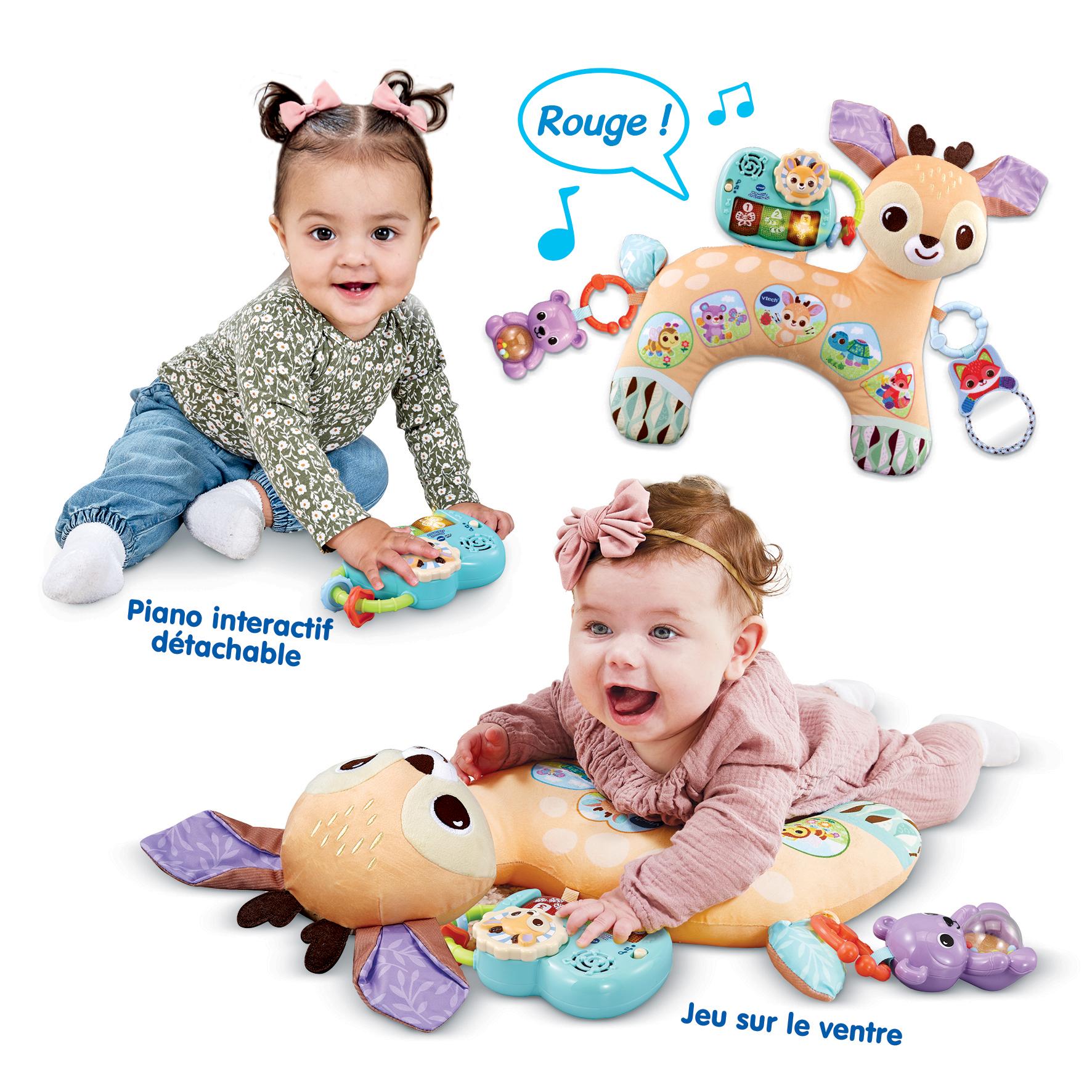 Voir la diapositive 3 : VTECH Mon Coussin D'éveil Sensoriel