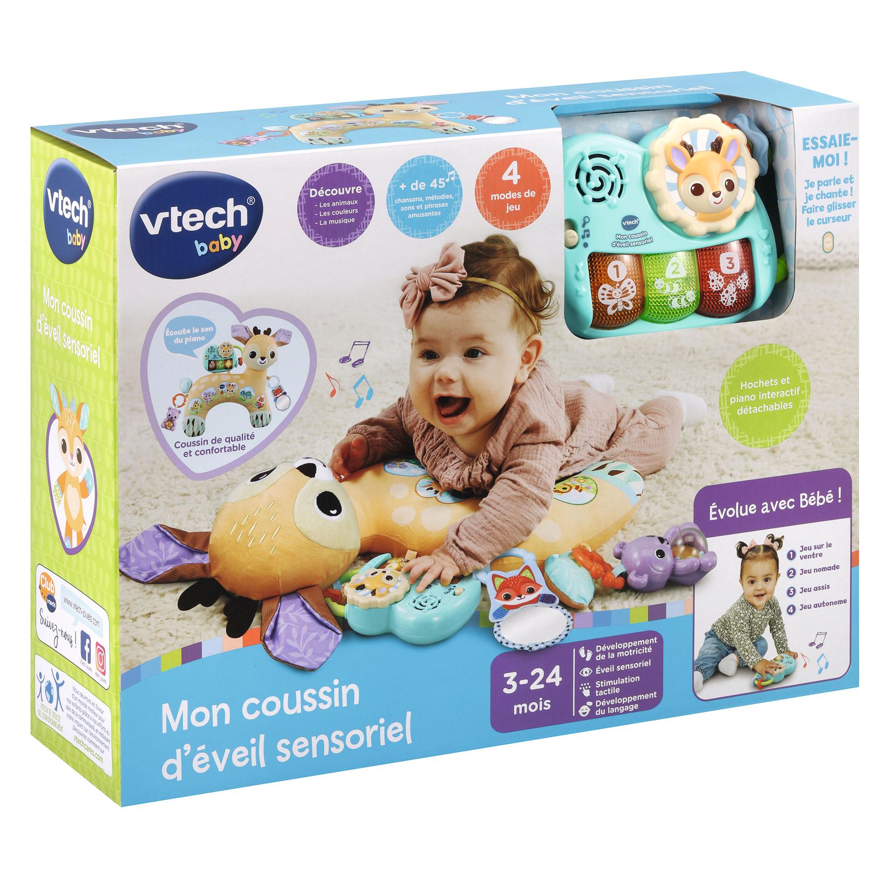 Voir la diapositive 8 : VTECH Mon Coussin D'éveil Sensoriel