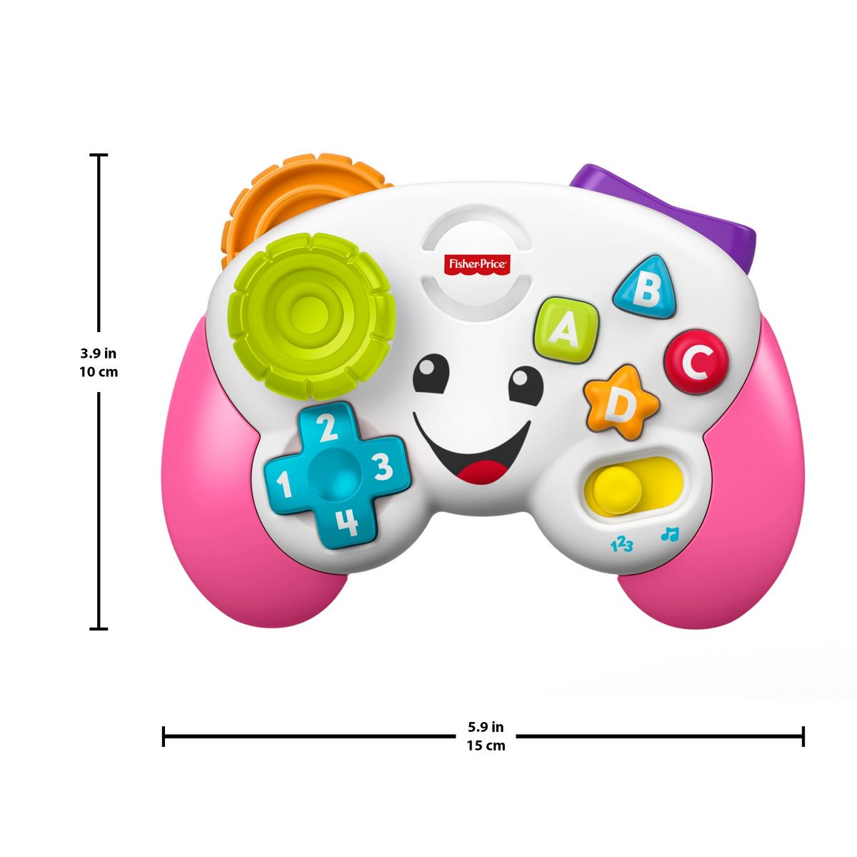 MATTEL Manette de jeux et d'apprentissage - Rose