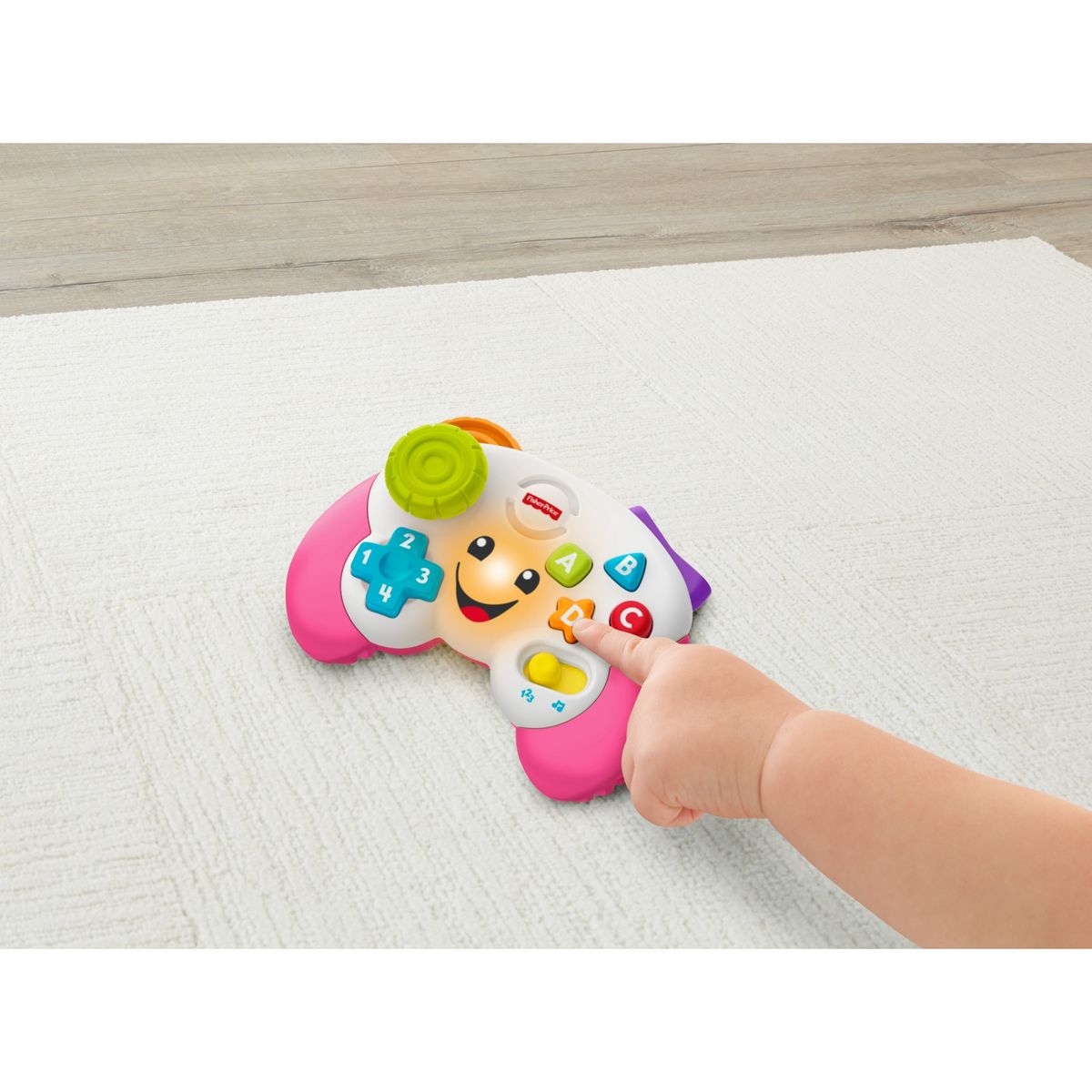 MATTEL Manette de jeux et d'apprentissage - Rose