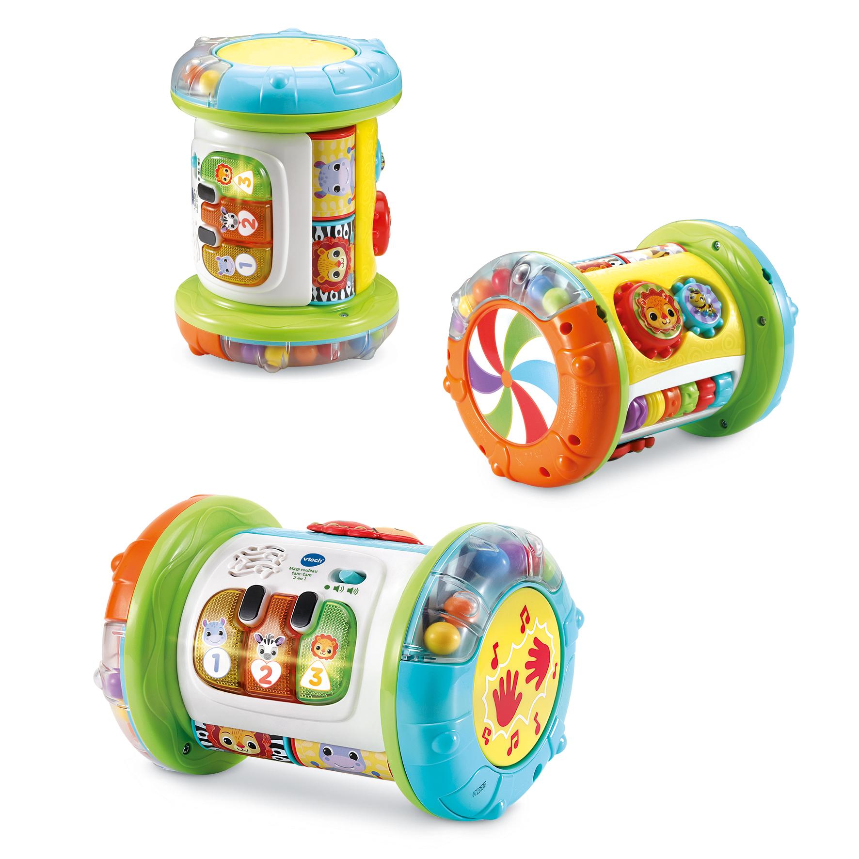 Voir la diapositive 2 : VTECH Magi Rouleau Tam Tam 3 en 1