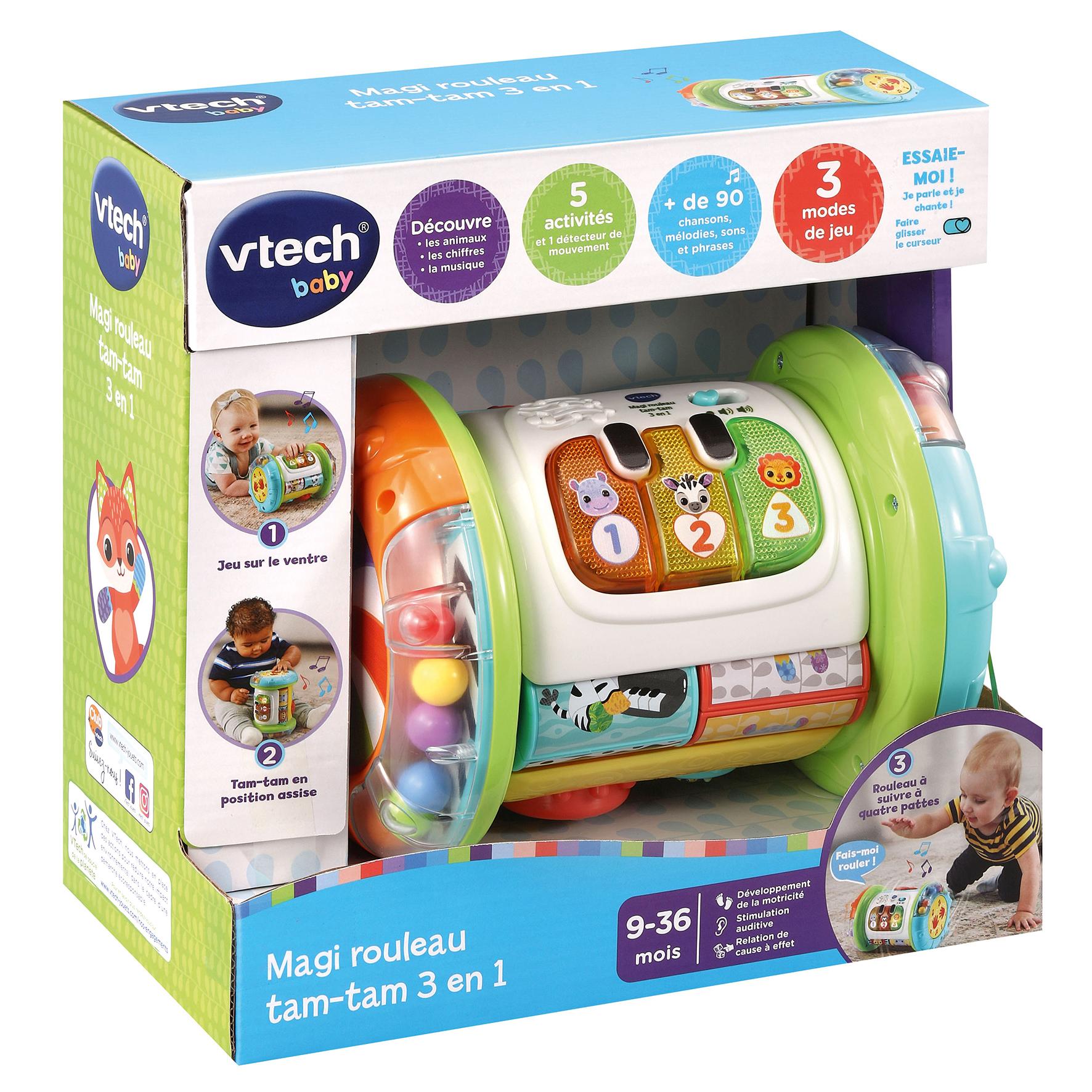 Voir la diapositive 5 : VTECH Magi Rouleau Tam Tam 3 en 1