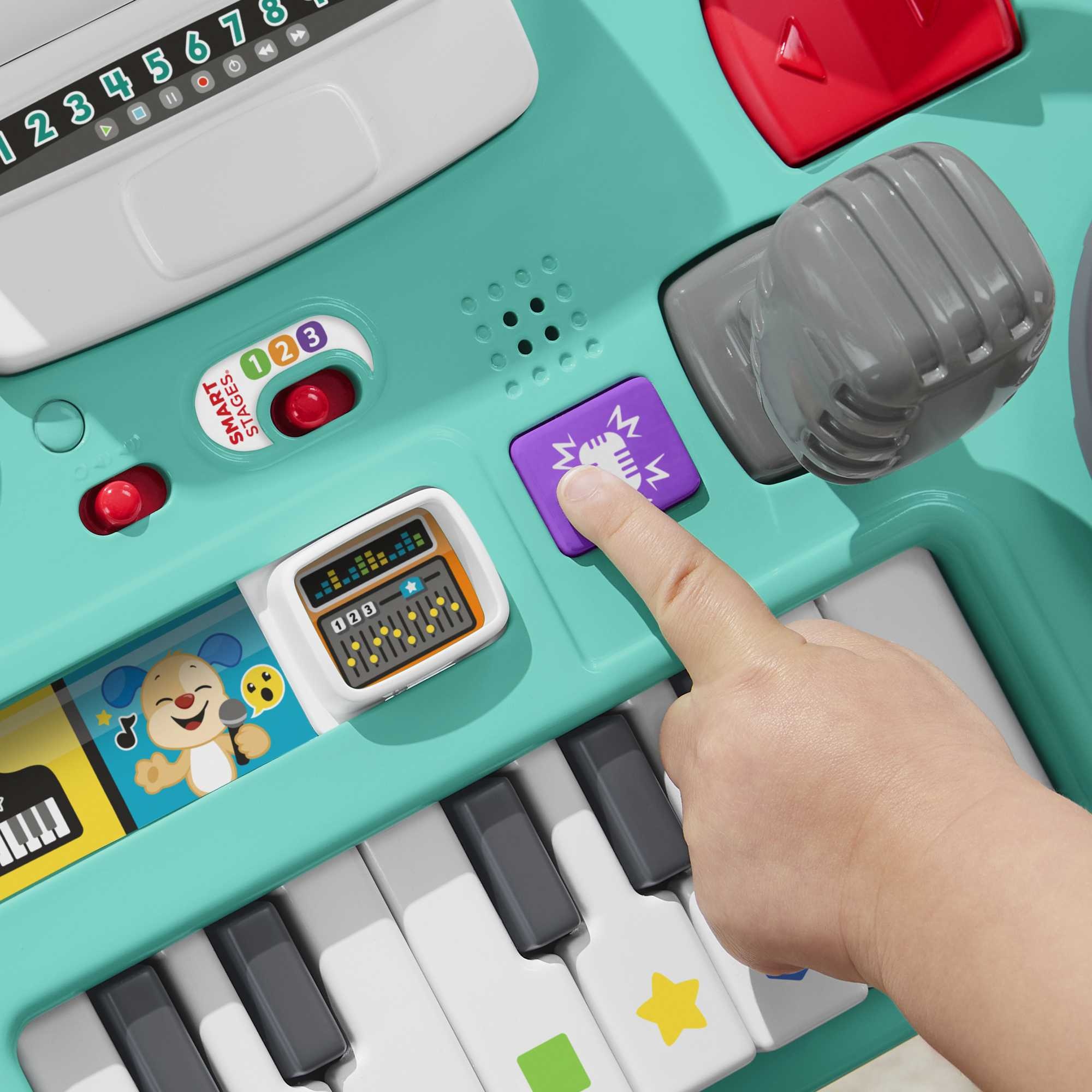 Voir la diapositive 4 : MATTEL Ma table d'activités de DJ Fisher Price