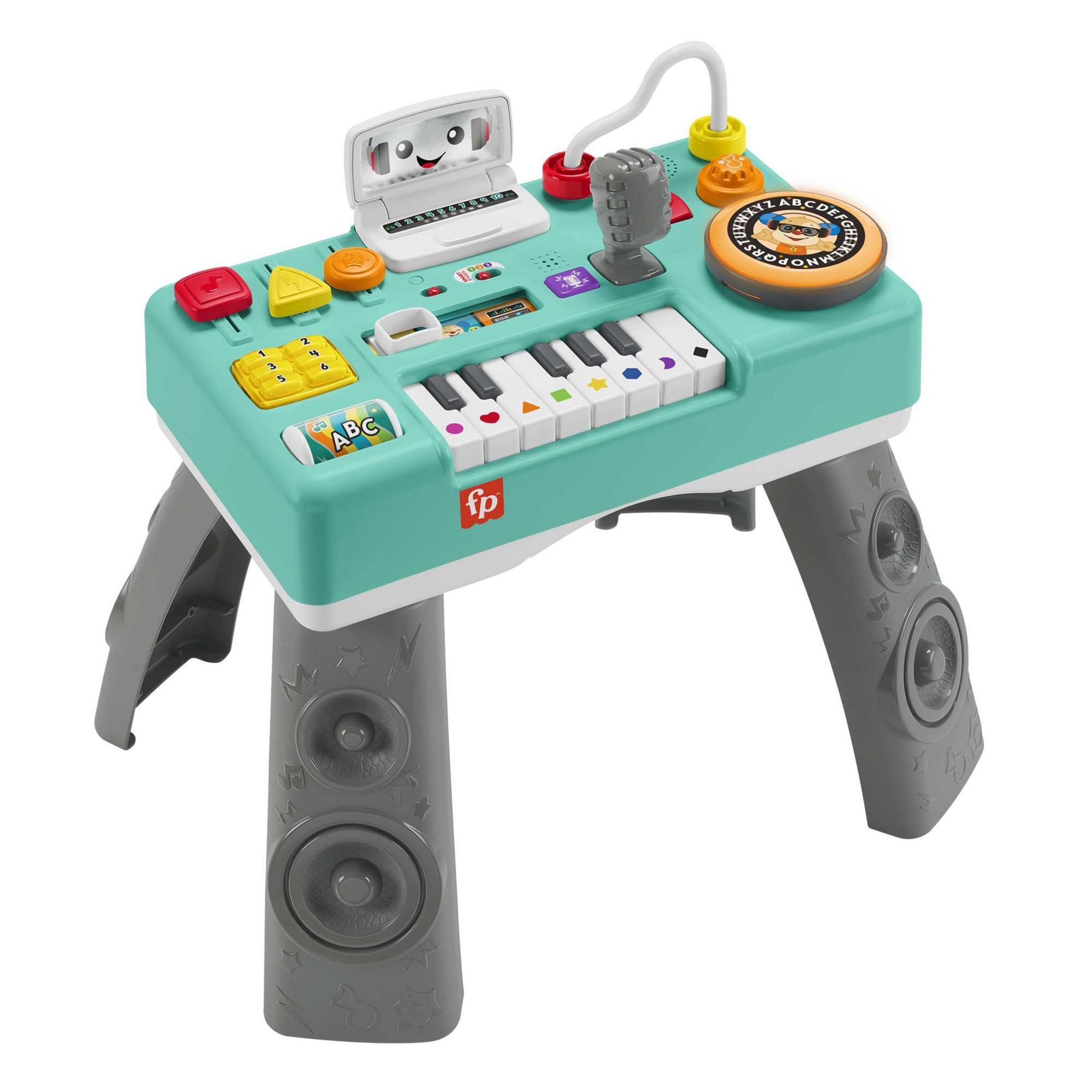 Voir la diapositive 6 : MATTEL Ma table d'activités de DJ Fisher Price