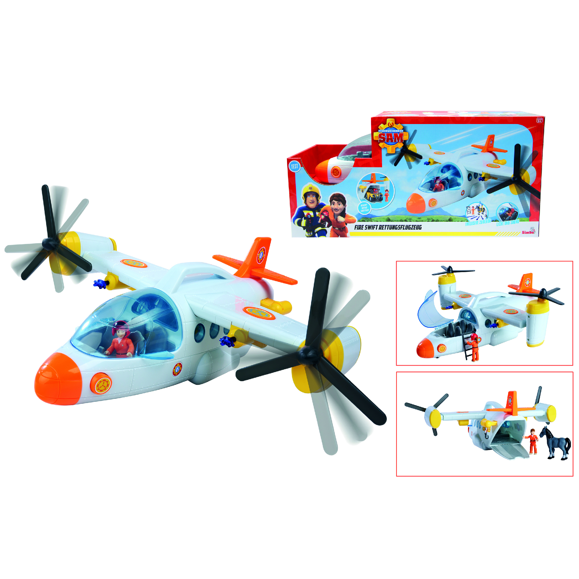 Voir la diapositive 8 : SMOBY Sam le pompier - Avion de sauvetage