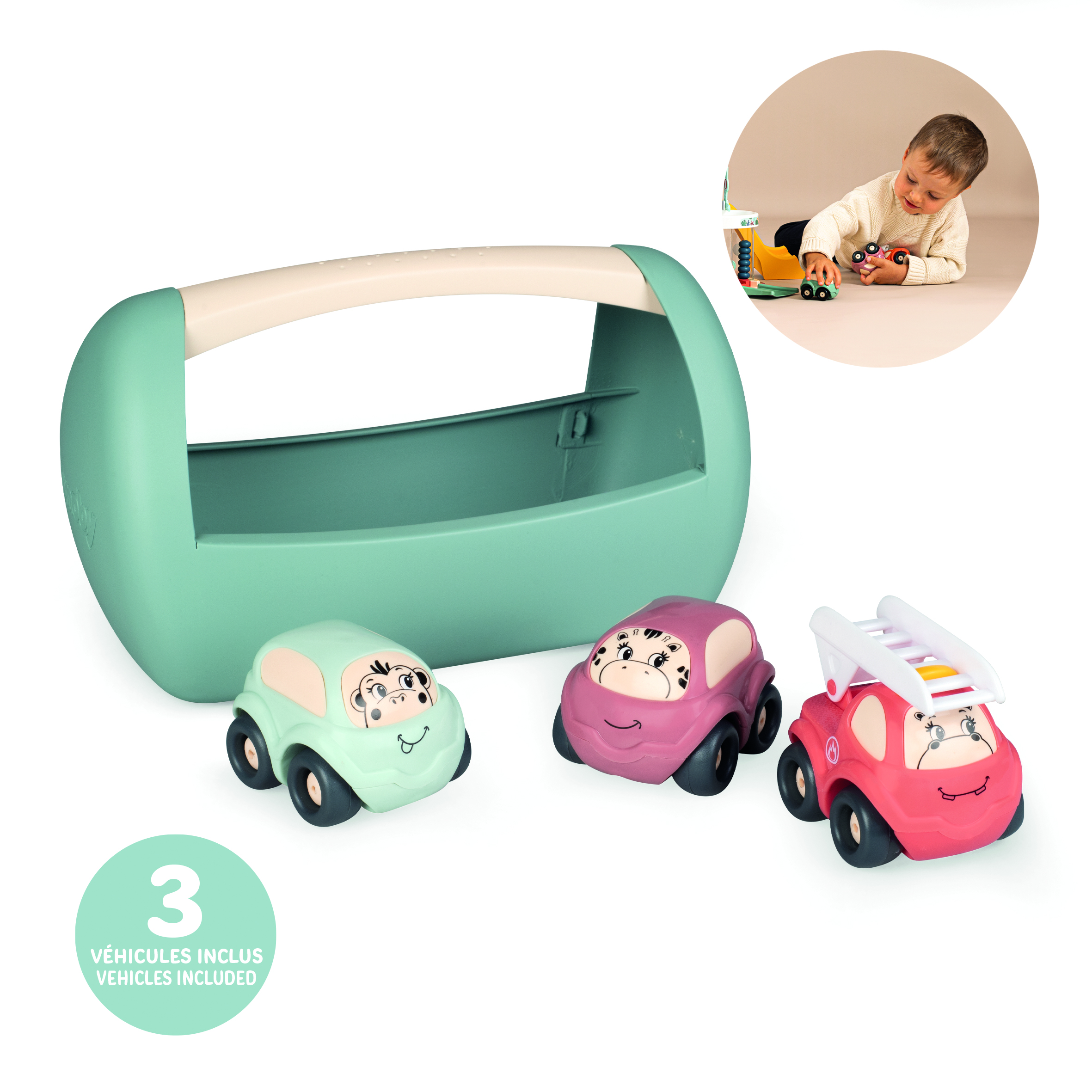 Voir la diapositive 7 : SMOBY LS Set 3 Vehicules