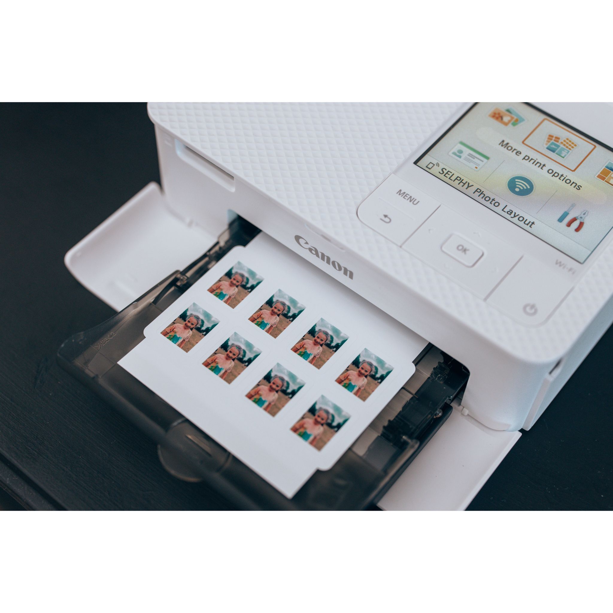 Voir la diapositive 7 : CANON Imprimante photo portable SELPHY CP1500 - Blanche