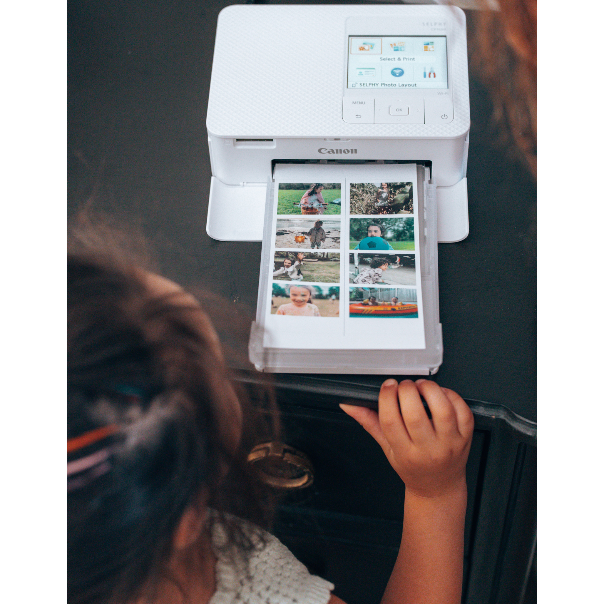 Voir la diapositive 8 : CANON Imprimante photo portable SELPHY CP1500 - Blanche