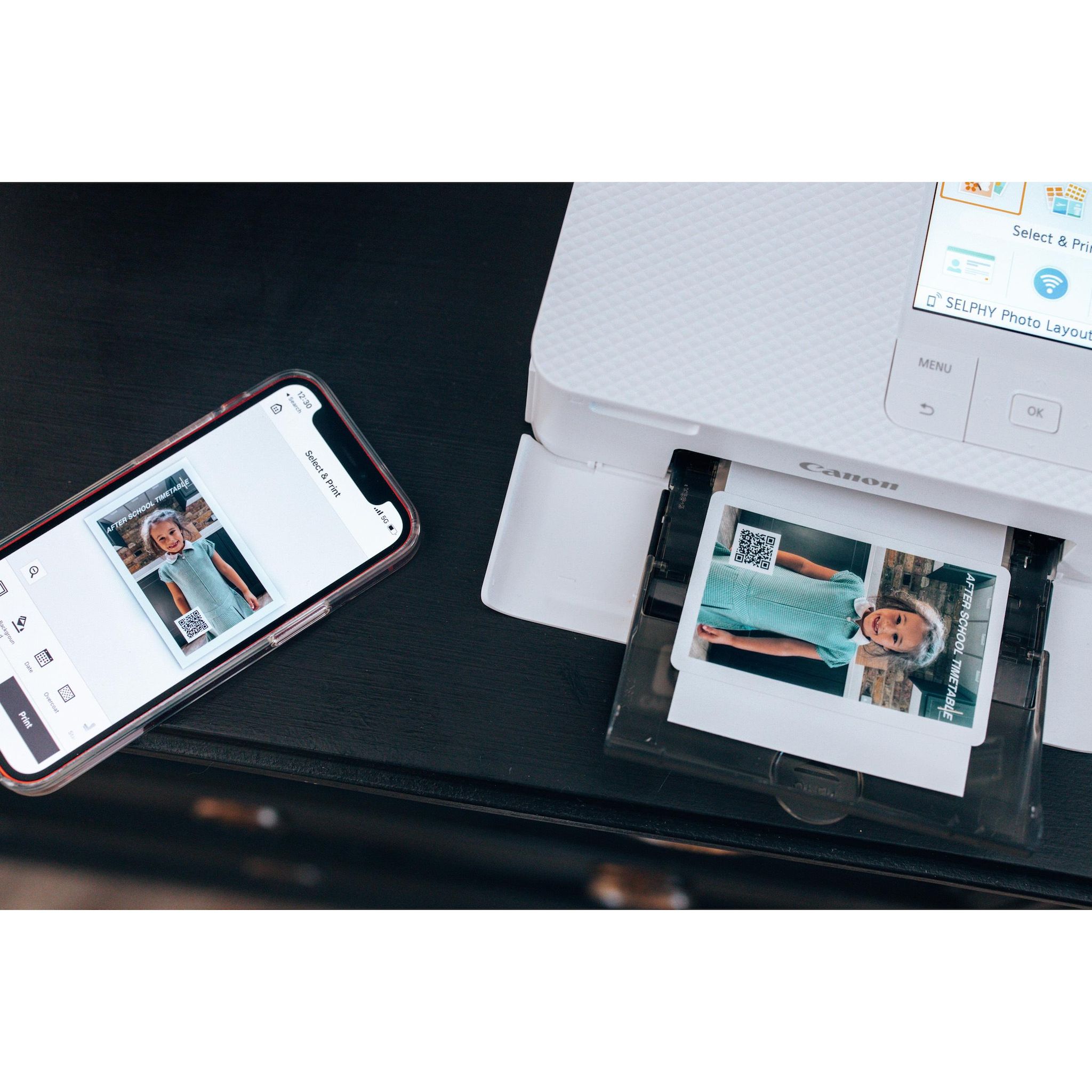 Voir la diapositive 9 : CANON Imprimante photo portable SELPHY CP1500 - Blanche