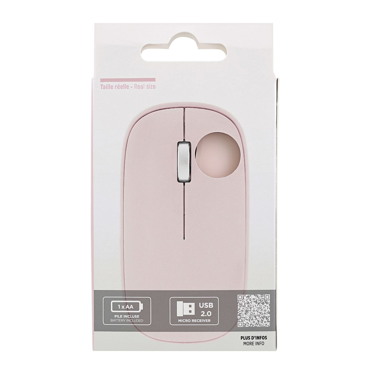 TNB SOURIS SANS FIL - Rose