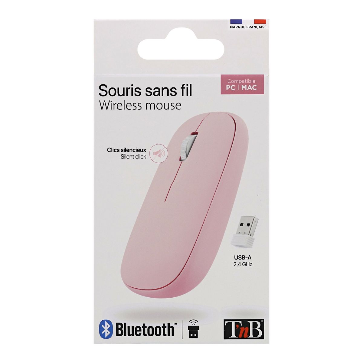 TNB SOURIS SANS FIL - Rose