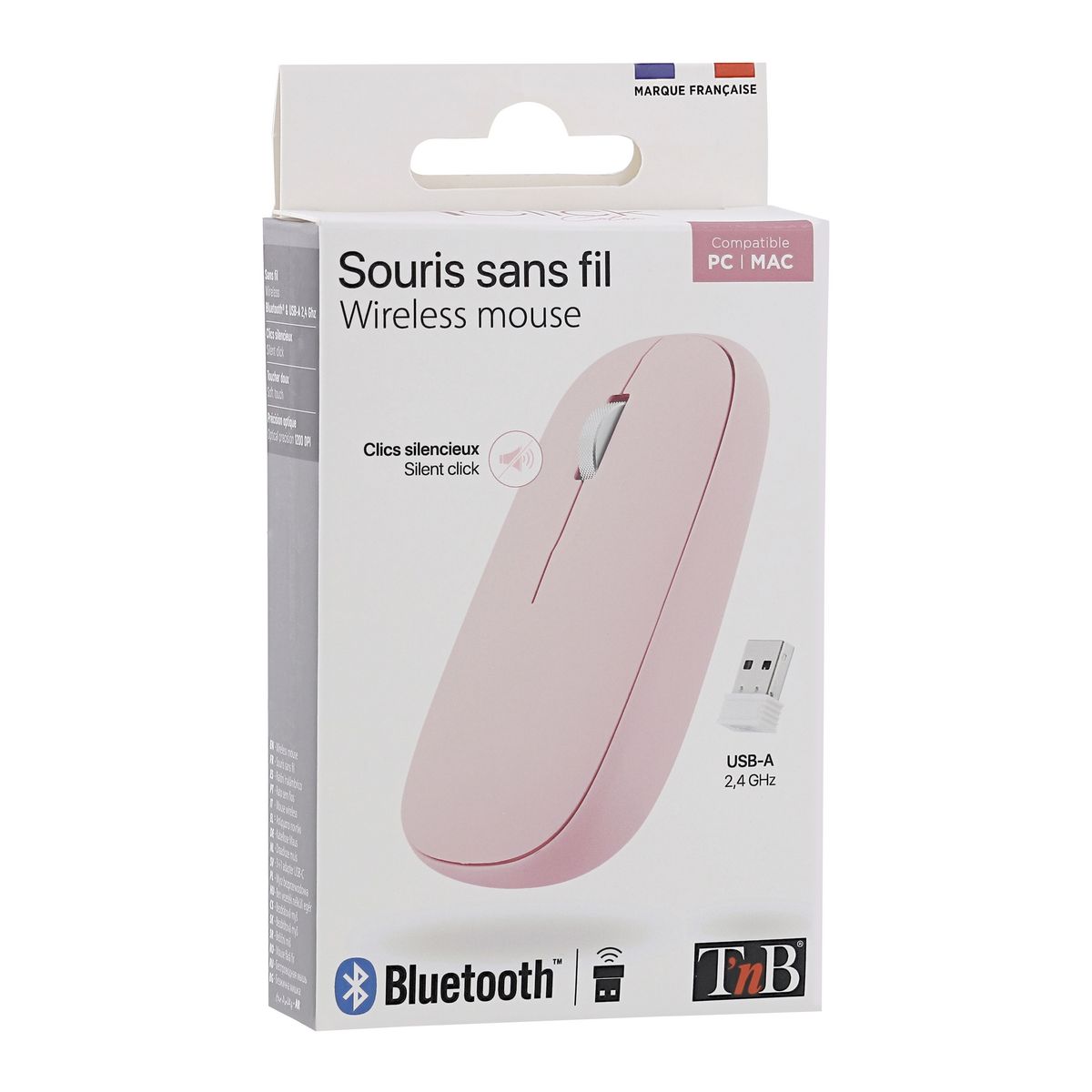 TNB SOURIS SANS FIL - Rose
