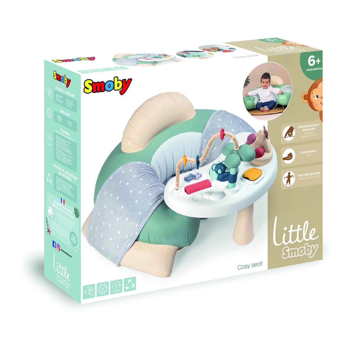 SMOBY Siège bébé Cosy Seat Smoby