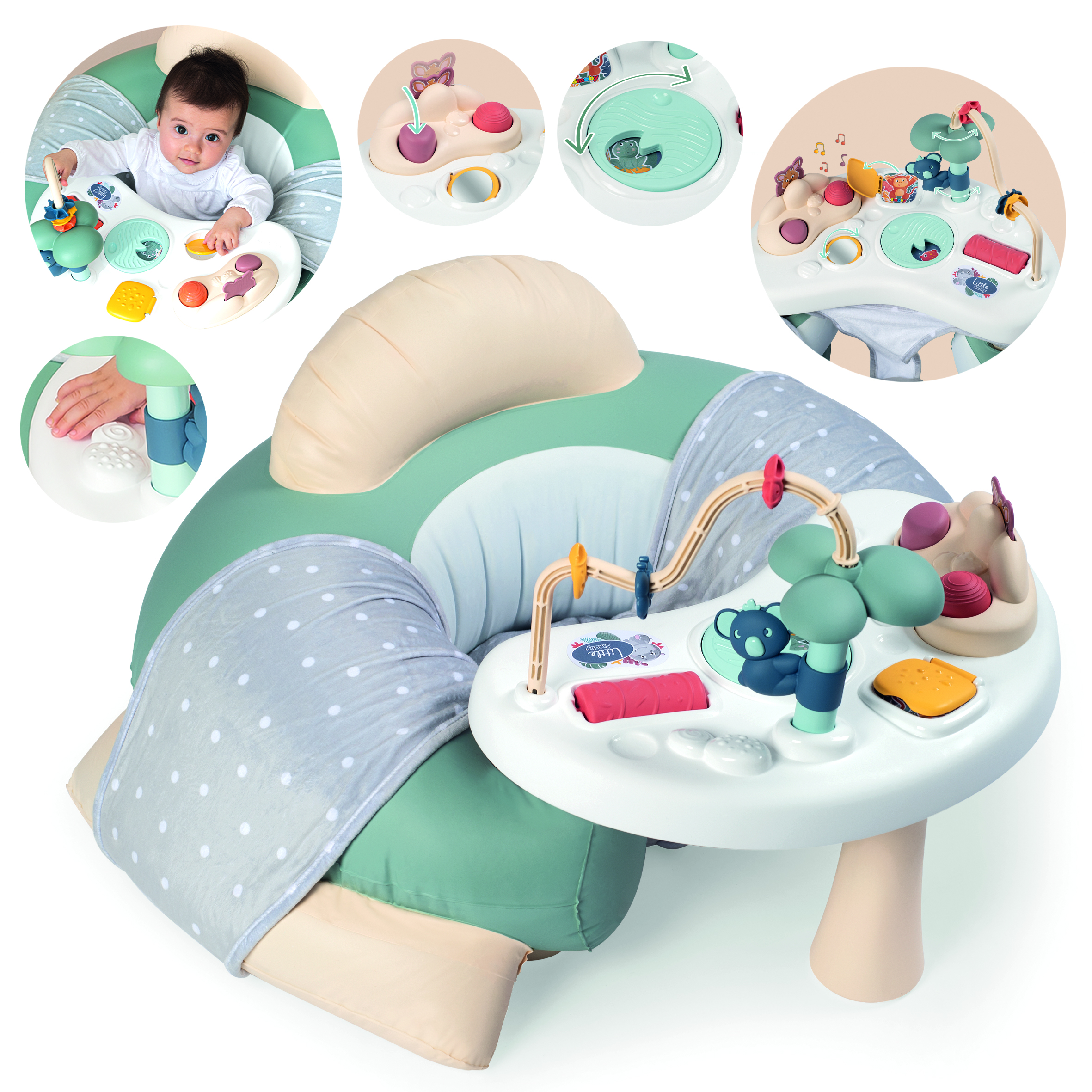 Voir la diapositive 7 : SMOBY Siège bébé Cosy Seat Smoby