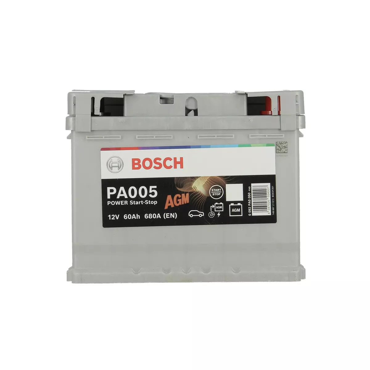 BOSCH Batterie pour voiture 60Ah 680A PA005