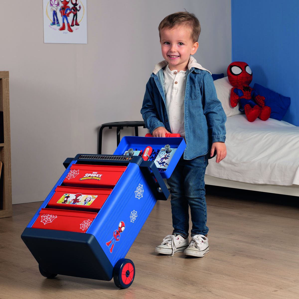 SMOBY Spidey - chariot de bricolage