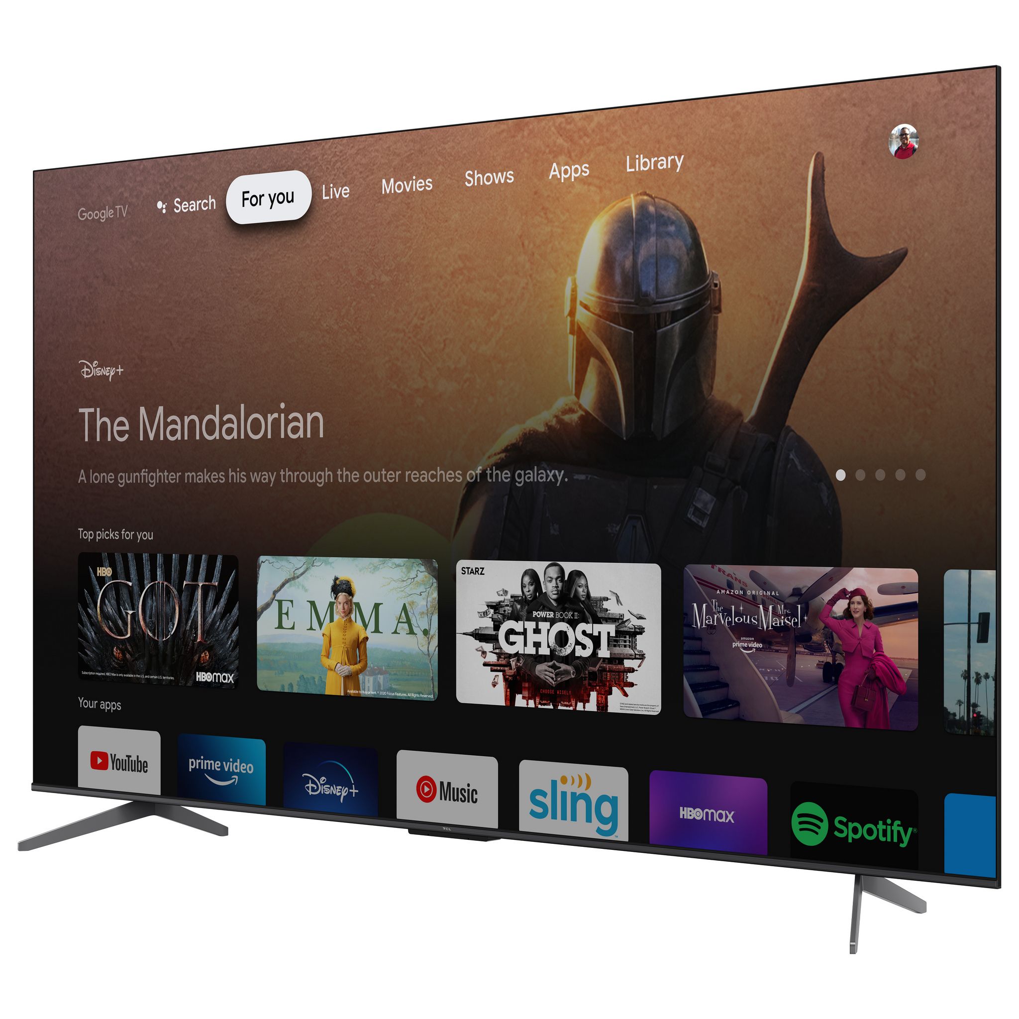 Voir la diapositive 5 : TCL 75C645 TV QLED 4K Ultra HD 191 cm Smart TV