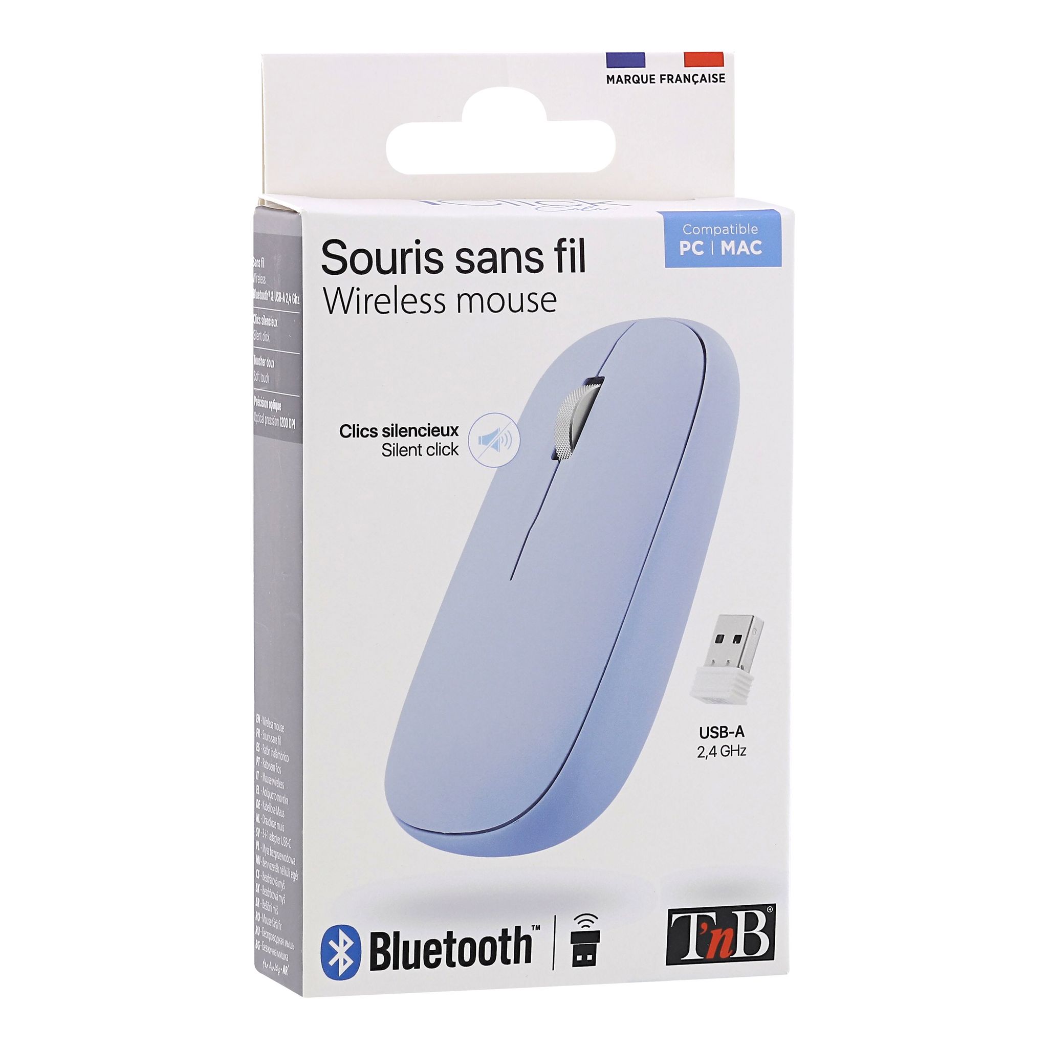 Voir la diapositive 6 : TNB SOURIS Sans fil - Bleue