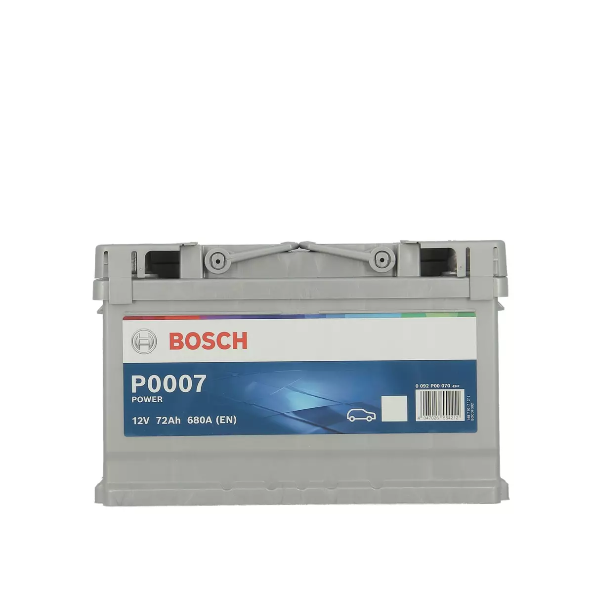 BOSCH Batterie pour voiture 72Ah 680A P0007
