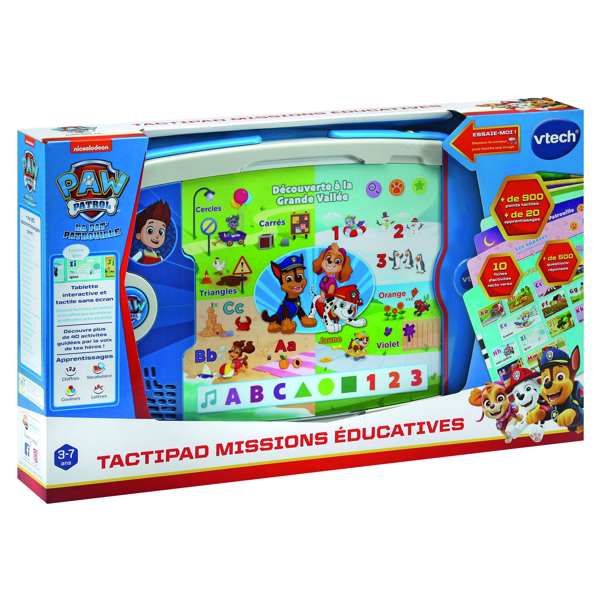 Voir la diapositive 5 : VTECH Pat'Patrouille - Tactipad Missions éducatives