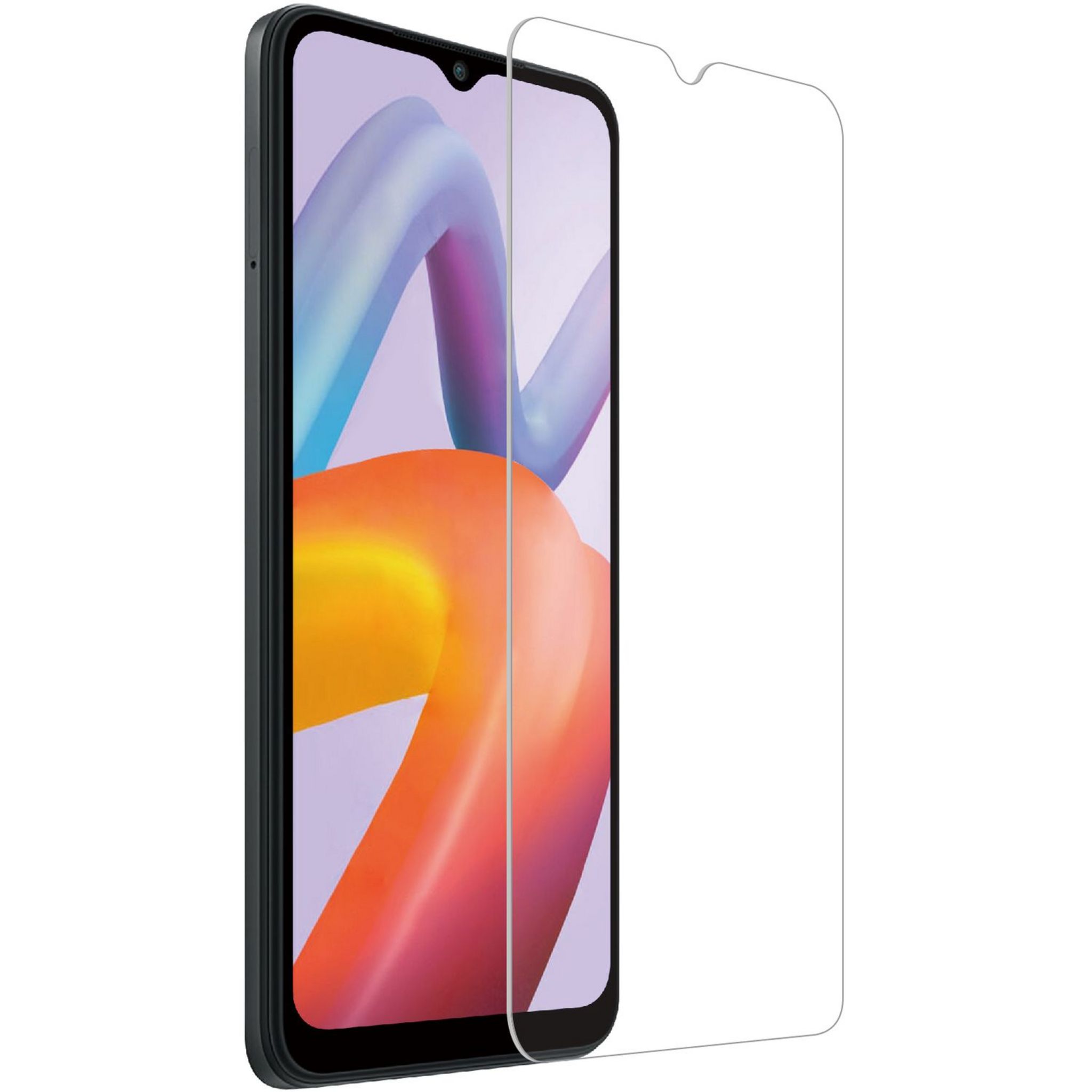 Voir la diapositive 2 : QILIVE Verre trempé pour XIAOMI Redmi A2/A1/9A/9C/10A - Transparent