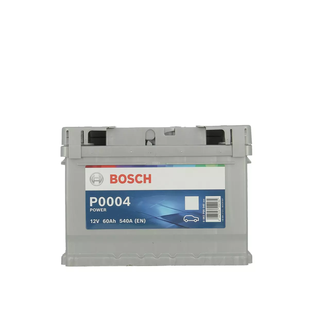 BOSCH Batterie pour voiture 60Ah 540A P0004