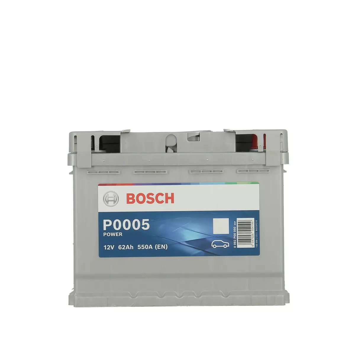 BOSCH Batterie pour voiture 62AH 550A P0005