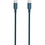 QILIVE Câble de charge USB C/USB C Textile - Vert