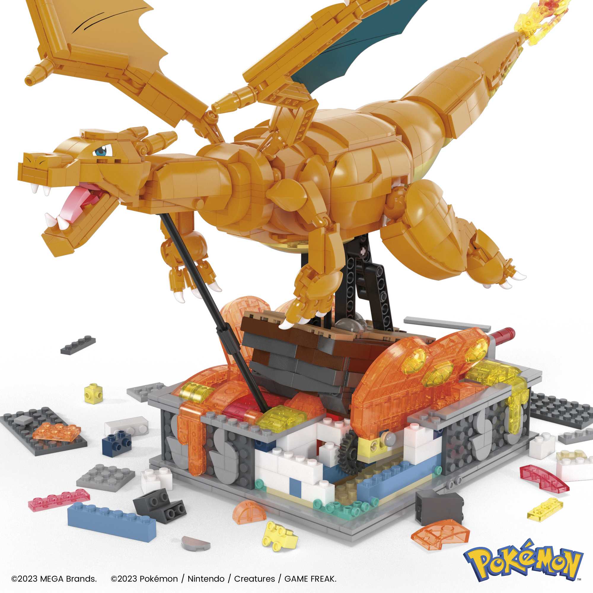 Voir la diapositive 5 : MATTEL Figurine Dracaufeu en mouvement à construire