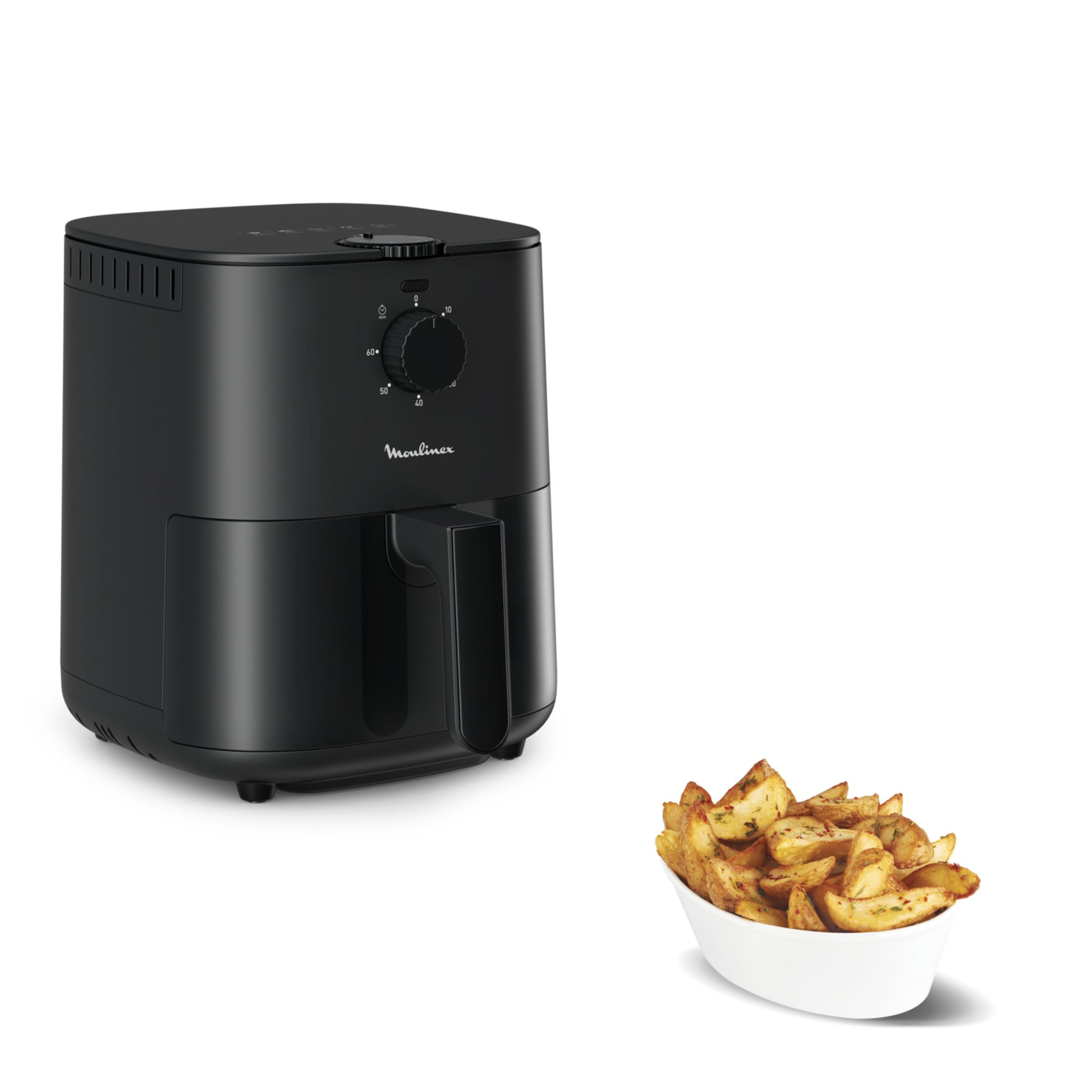 Voir la diapositive 1 : MOULINEX Friteuse électrique sans huile à air chaud EZ130810 - Noir