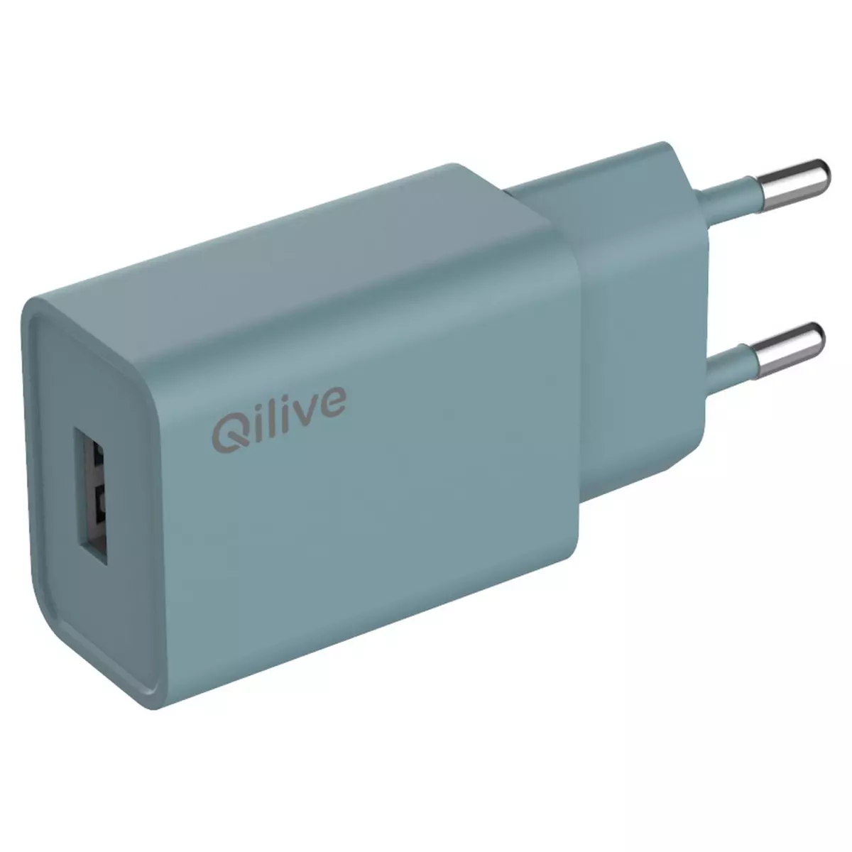 QILIVE Chargeur secteur USB A - Bleu