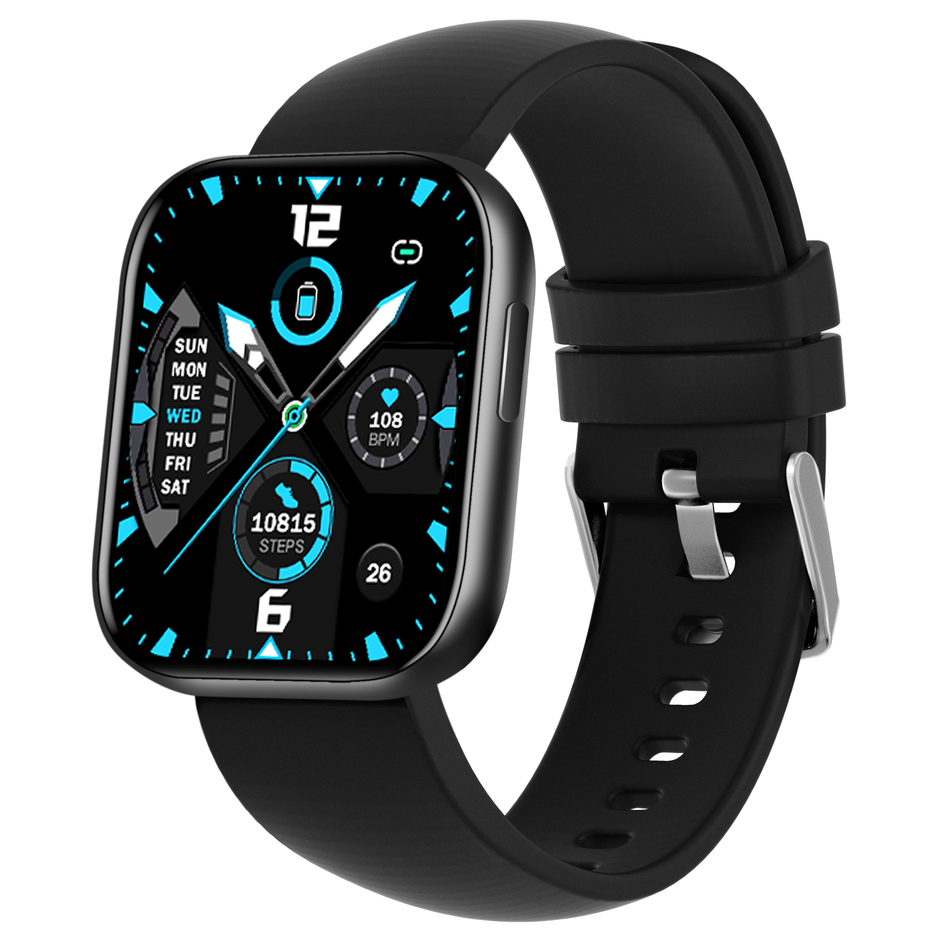 Voir la diapositive 5 : ABYX Montre connectée FIT Fuji - Noir