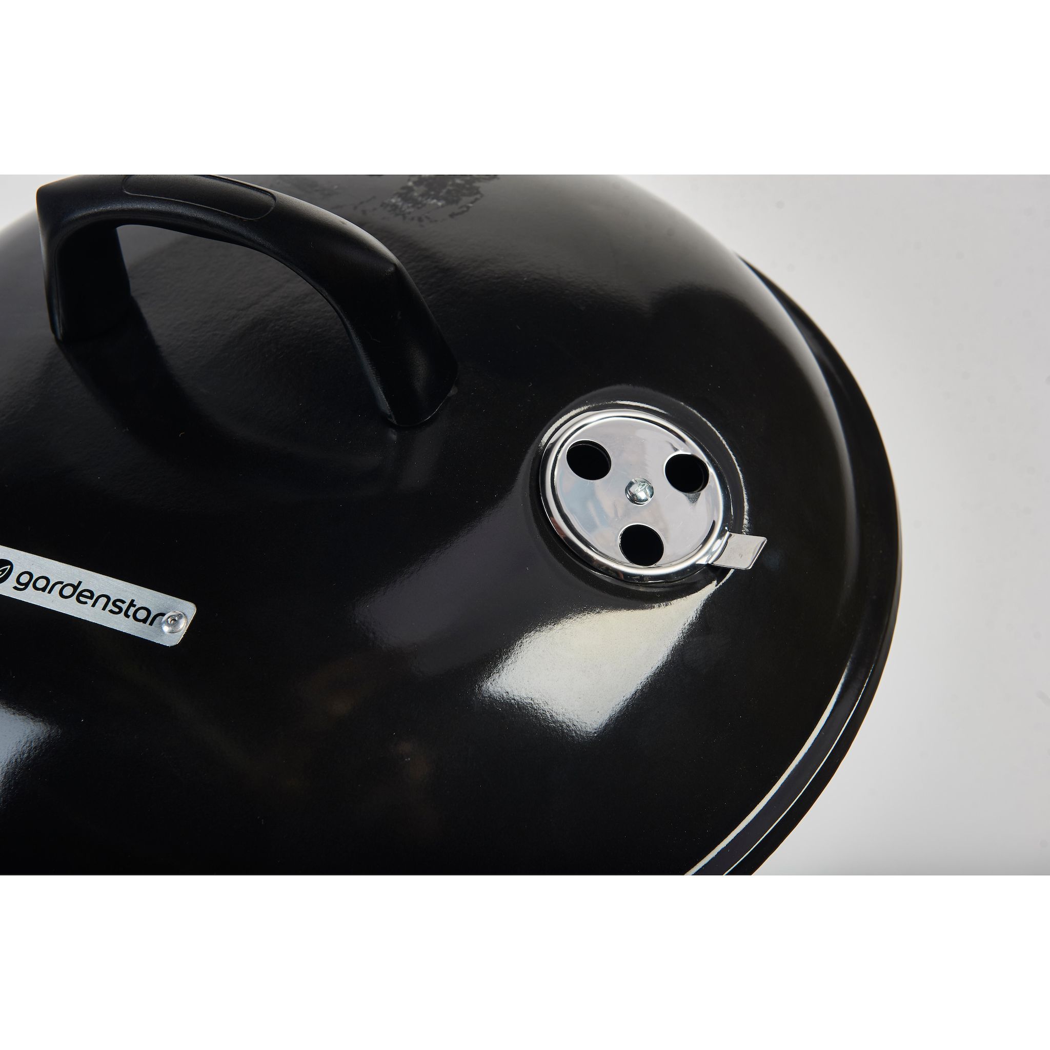 Voir la diapositive 3 : GARDENSTAR Barbecue charbon de bois rond avec couvercle Diam 41 cm