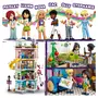 LEGO Friends 41748 - Le Centre Collectif de Heartlake City, Jouet Modulaire avec Studios d'Art et d'Enregistrement, Salle de Jeux, Pickle le Chien et Plus