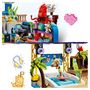 Voir la diapositive 4 : LEGO Friends 41737 - Le Parc d'Attractions à la Plage, Jouet de Construction Avancée, avec Manège et Machine à Vagues et Figurines Dauphin, Tortue, Hippocampe