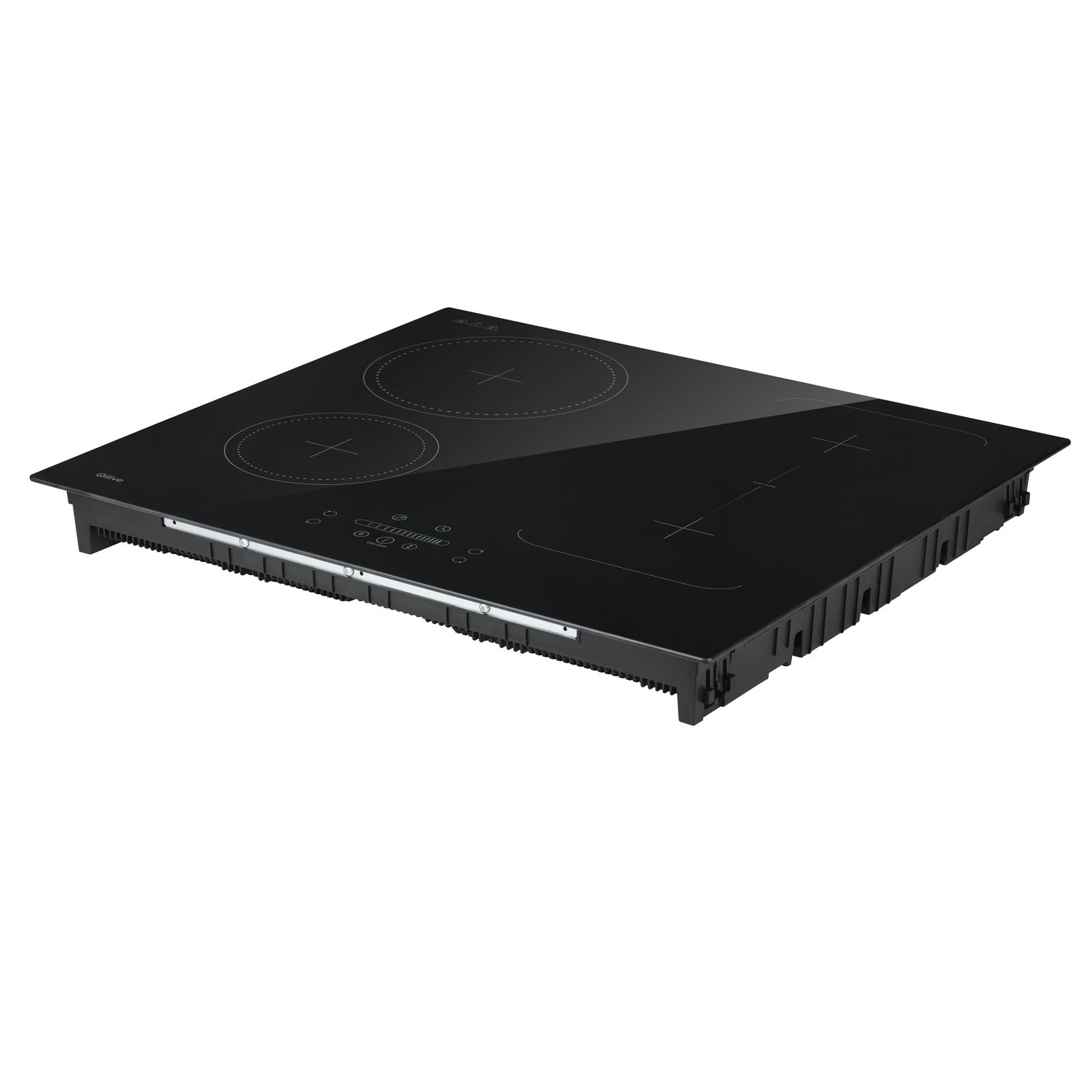 Voir la diapositive 2 : QILIVE Table de cuisson à induction Q.6922, 59 cm, 4 foyers avec une zone flex