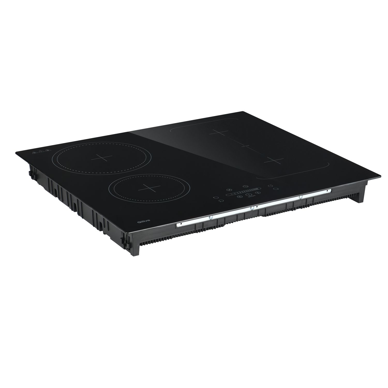 Voir la diapositive 4 : QILIVE Table de cuisson à induction Q.6922, 59 cm, 4 foyers avec une zone flex