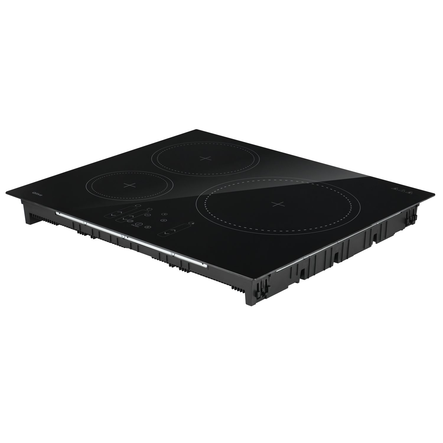 Voir la diapositive 3 : QILIVE Table de cuisson à induction Q.6920, 59 cm, 3 foyers