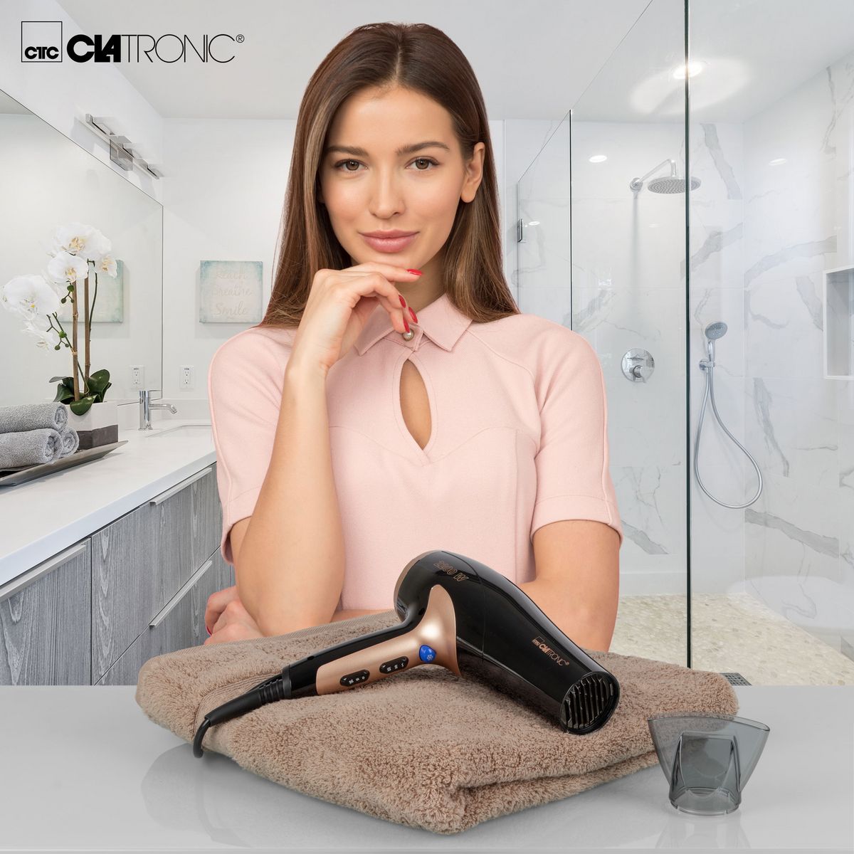 CLATRONIC Sèche cheveux HT3661 - Noir