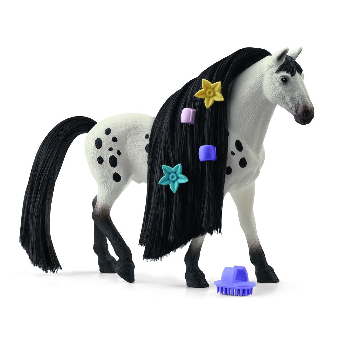 SCHLEICH Figurine Étalon Knabstrupper à coiffer Sofia's Beauties