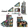 LEGO City 60366 - Le Complexe de Ski et d’Escalade, Jouet de Construction Modulaire à 3 Niveaux avec Magasin d'Hiver, Café, Remontée Mécanique et 8 Minifigurines
